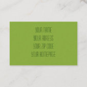 Zen Stones Spa Wellness Massage 名刺 (裏面)