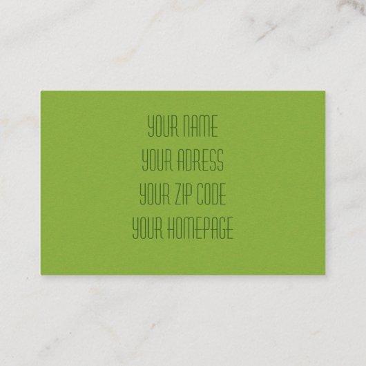 Zen Stones Spa Wellness Massage 名刺 (裏面)