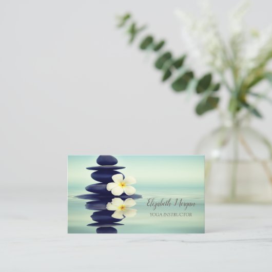 Zen Stones White Orchid 名刺 (スタンド正面)