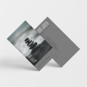 Zen Stones Yoga & Wellness Gray and White 名刺