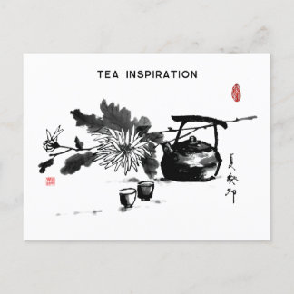 Zen&Tao絵画の/Tea Inspiration シーズンポストカード