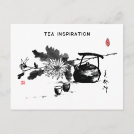 Zen&Tao絵画の/Tea Inspiration シーズンポストカード