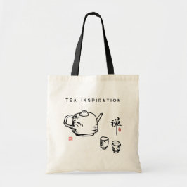 Zen&Tao絵画/Tea Inspiration Tote Bag トートバッグ
