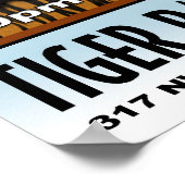 ZEN THESIS LIVE @ Tigerバー2009 ポスター (角)