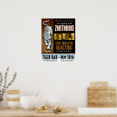 ZEN THESIS LIVE @ Tigerバー2009 ポスター (キッチン)