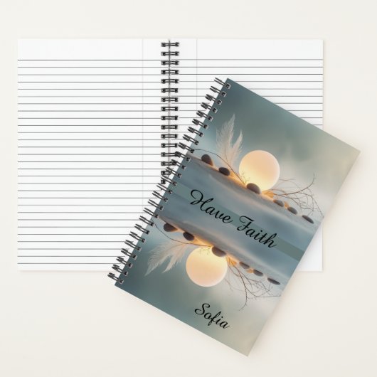 Zen Travel Journal: All-Over Print Portable ノートブック (内側)