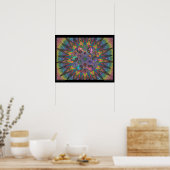 Zen Tree of Life - Chakra Explosion Print ポスター (キッチン)