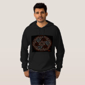 Zen Tri Arrows 2 （赤と灰色） パーカ (正面フル)