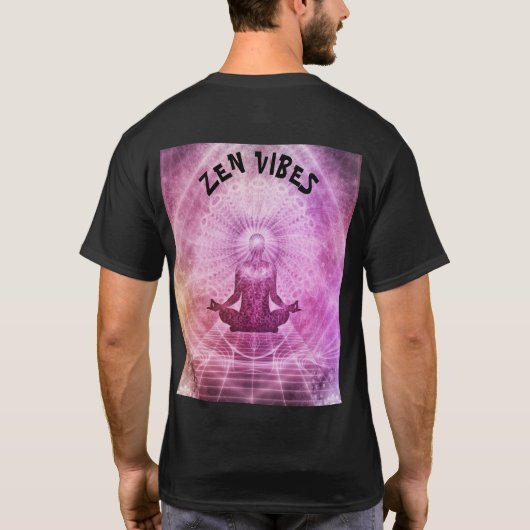 Zen Vibes Tシャツ (裏面)