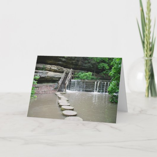 Zen Walk #1 Greeting Card カード (正面)