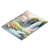 Zen Watercolor House Notebook ノートブック (左側)