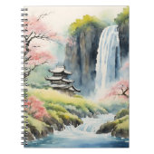 Zen Watercolor House Notebook ノートブック (正面)
