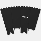 Zen white black popcorn boxes フェイバーボックス (見開き)