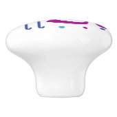 Zen Yoga引用文ブルーパープル セラミックノブ (側面)