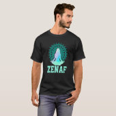 Zenaf Fitness Yoga Instructor Yoga  Exercise Medit Tシャツ (正面フル)