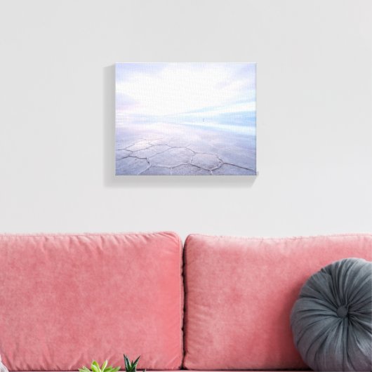 ZENAH | Salar de Uyuni 'Infinite Mirror' | Cloud  キャンバスプリント (インサイチュ (リビング))