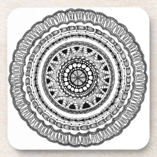 Zendala "Queste"の堅いプラスチックコースター コースター (正面)