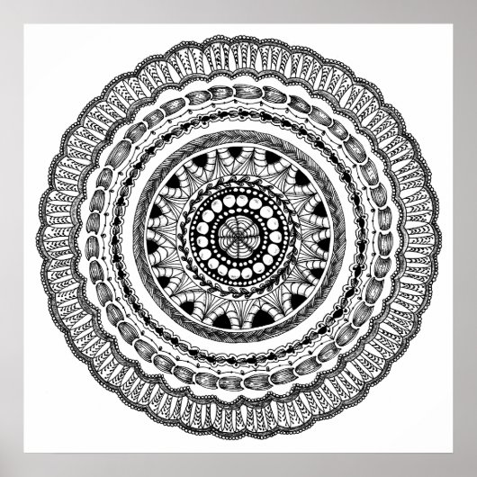 Zendala "Queste"ポスター ポスター (正面)