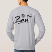 Zendoの航行のワイシャツの胸II Tシャツ (裏面)