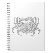 Zendoodleのカニ ノートブック (正面)