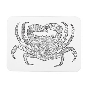 Zendoodleのカニ マグネット