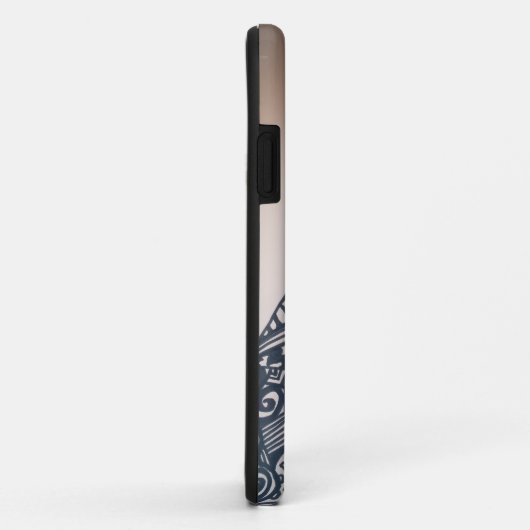 Zendoodleのパグ Case-Mate iPhoneケース (裏面/右)