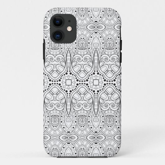 Zendoodleの種族のデザイン Case-Mate iPhoneケース (裏面)
