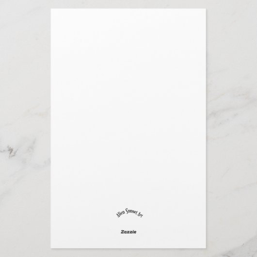 zendoodle mandadalaヘッダー2 便箋 (裏面)