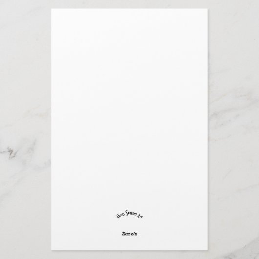 zendoodle mandadalaヘッダー4 便箋 (裏面)