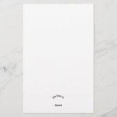 zendoodle mandadalaヘッダー5 便箋 (裏面)