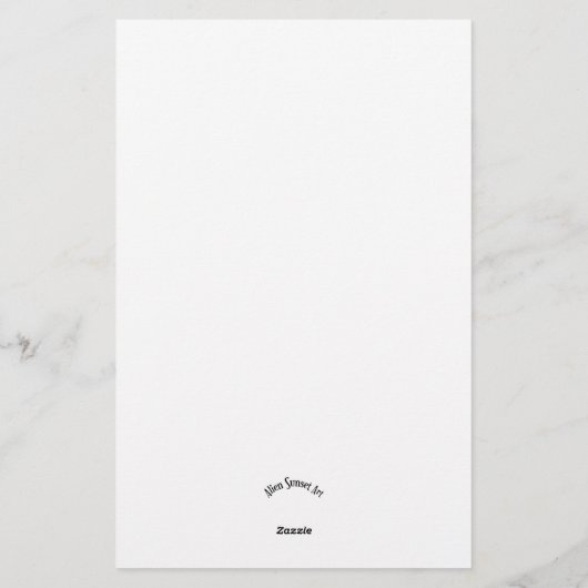 zendoodle mandadalaヘッダー5 便箋 (裏面)