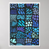 Zendoodle Wandbild "Meer" ポスター (正面)