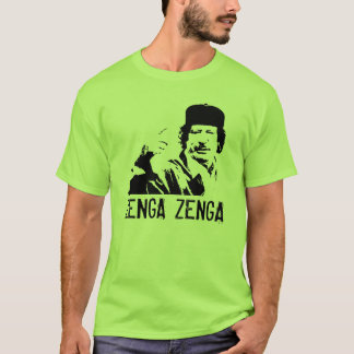 Zenga Zenga! (ライムグリーンの版) Tシャツ