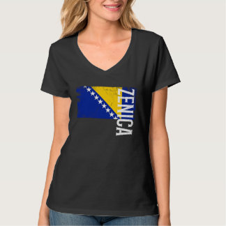 Zenica Bosnia Flag For Bosnian Men Women Kids 1 Tシャツ