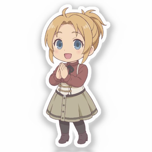 Zenith Greyrat Chibi Motherly Mage シール (正面)