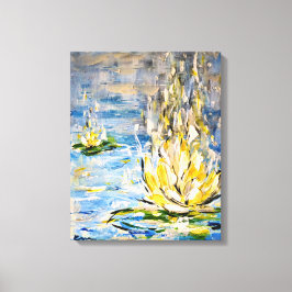 Zénitude | Nénuphar abstrait & art zen キャンバスプリント