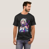 Zenless Zone Zero イーダリ・マーフィー ヴェイパーウェーブ美学 Tシャツ (正面フル)