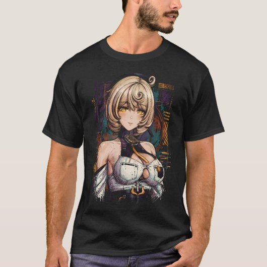 Zenless Zone Zero イーディャリ・マーフィー 黒帽子 白 Tシャツ (正面)