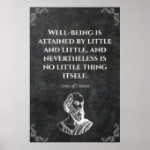 Zeno of Citium wise quote. Motivation  ポスター (正面)