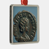 Zenobia、パルミラ遺跡の女王のTetrachm メタルオーナメント (右)