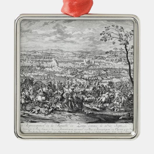Zenta 1697年の戦い メタルオーナメント (正面)