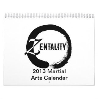 Zentality 2013の武道のテーマのカレンダー カレンダー