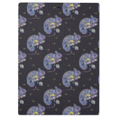 Zentangleのトカゲ|のモノグラム クリップボード (裏面)