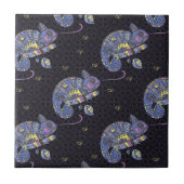 Zentangleのトカゲ タイル (正面)