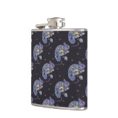 Zentangleのトカゲ フラスク (左)