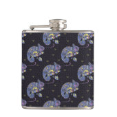 Zentangleのトカゲ フラスク (正面)