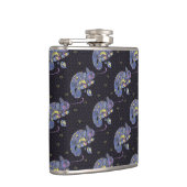 Zentangleのトカゲ フラスク (右)