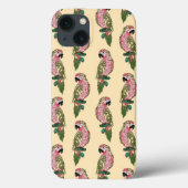 Zentangleスタイルパロット Case-Mate iPhoneケース (裏面)