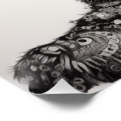 Zentangle犬 ポスター (コーナー)