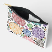 Zentangle circles pattern アクセサリーポーチ (見開き)